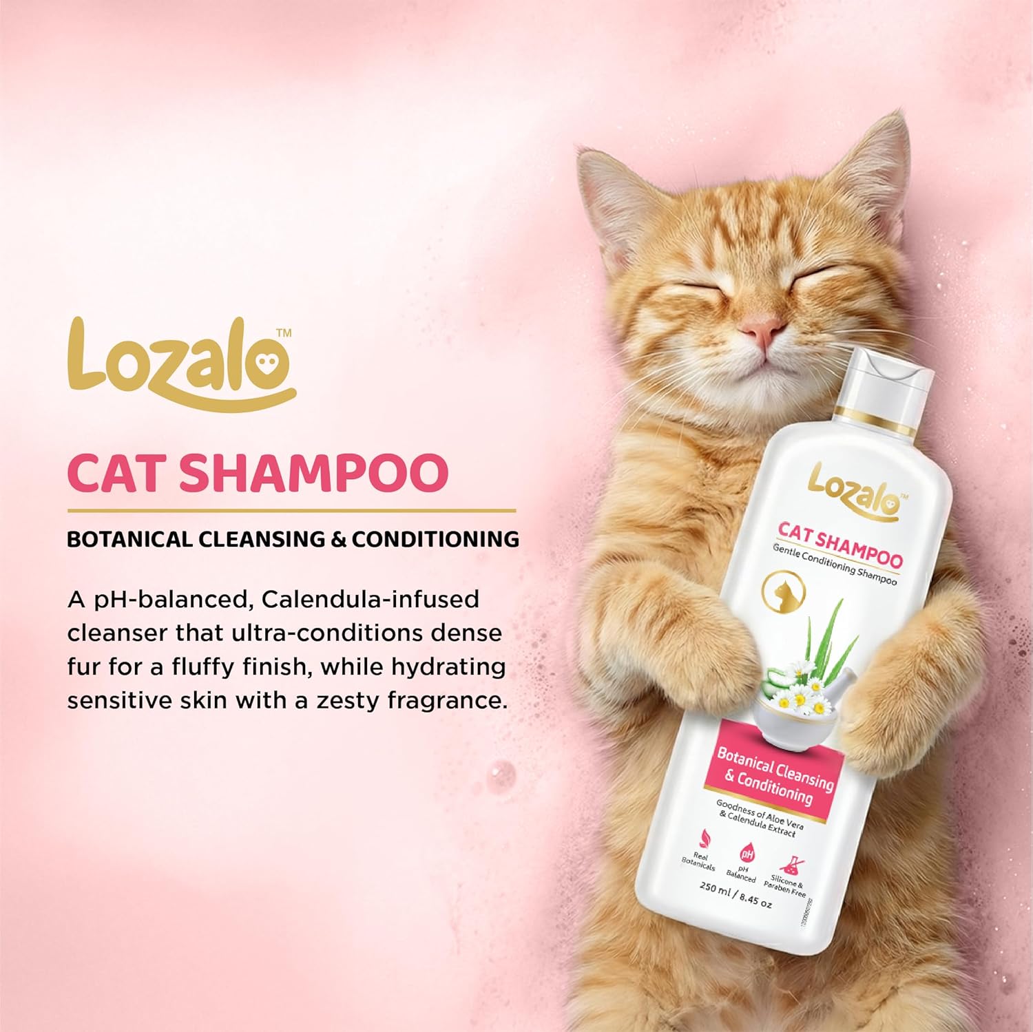 Lozalo Botanical Conditioning Cat Shampoo