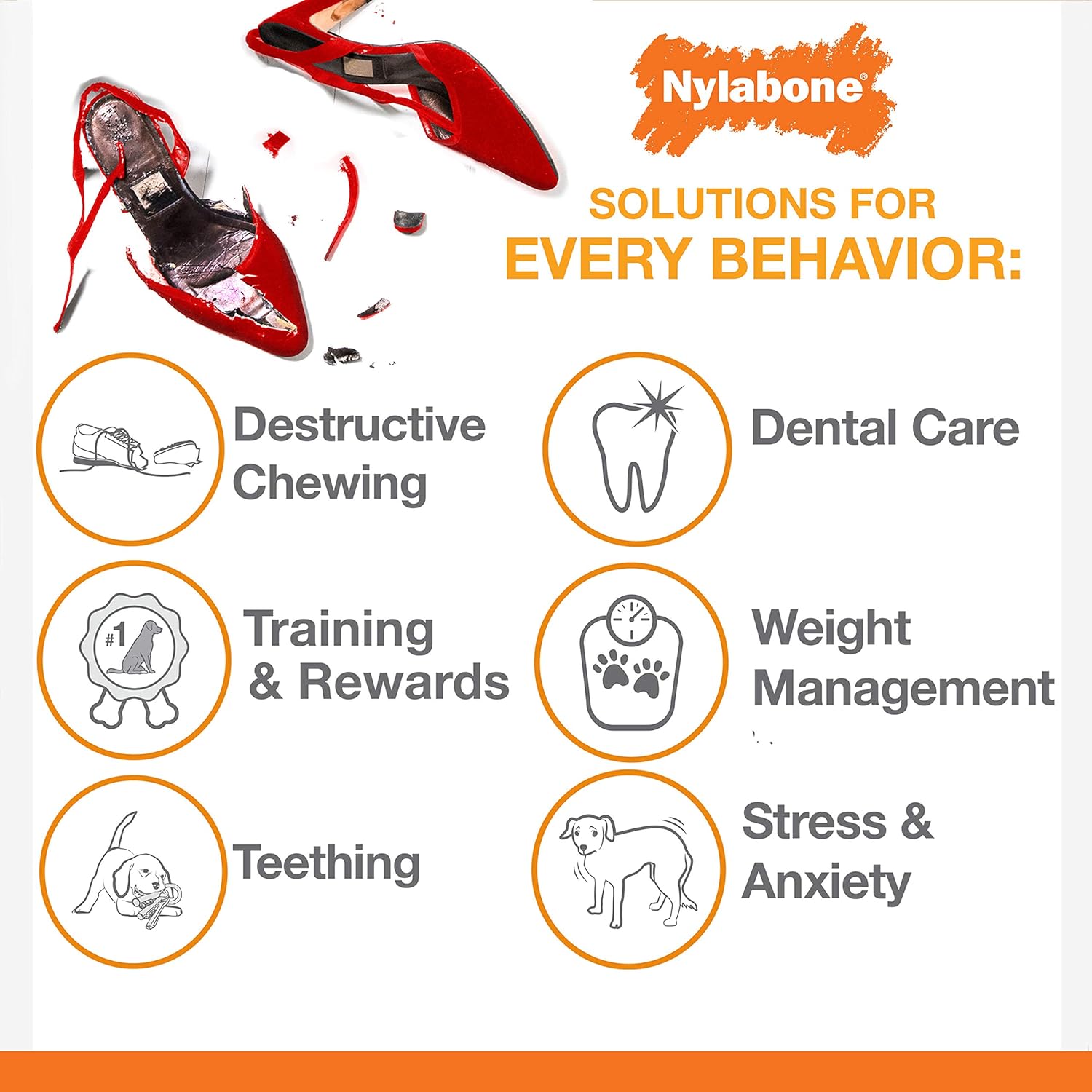 Nylabone Power Chew Dental Arch Bone