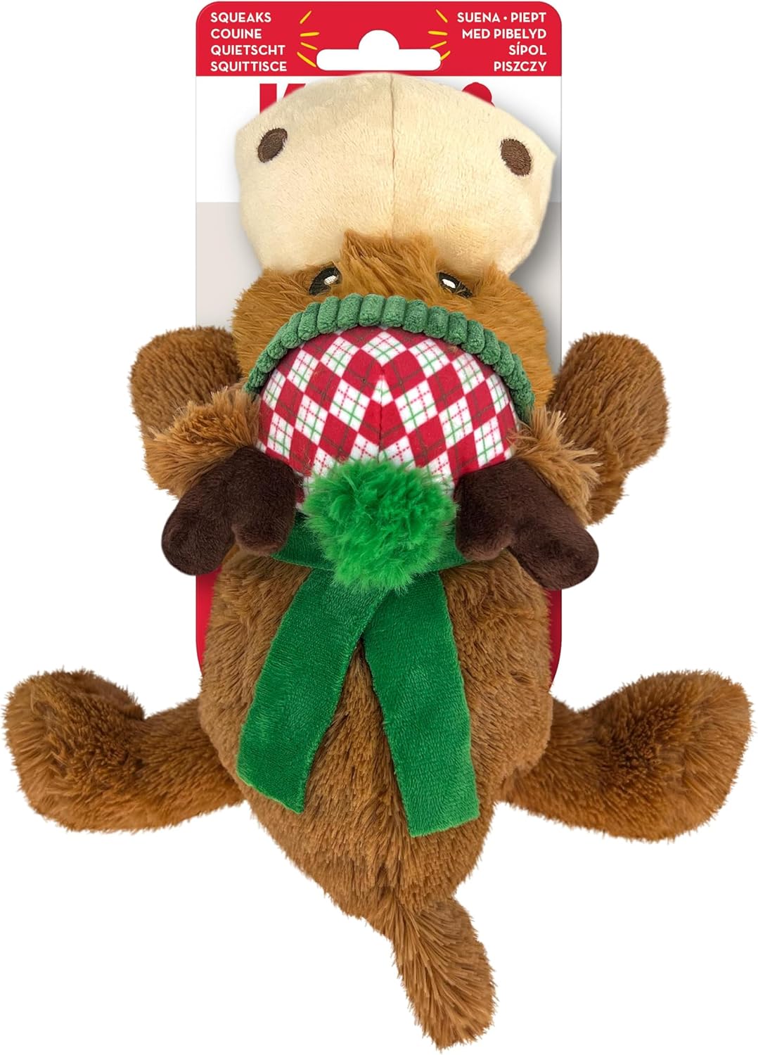 Kong Holiday Cozie Reindeer Dog Toy