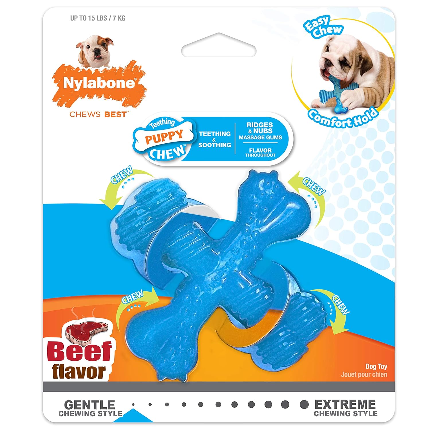 Nylabone Puppy Chew X Bone