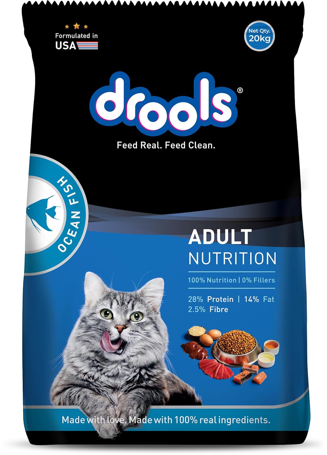 Drools- Ocean Fish Adult Dry Cat Food