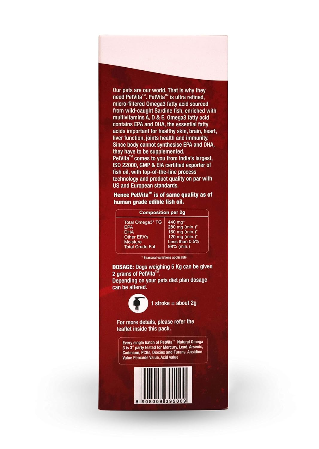 PetVita Natural Omega3 for Pets