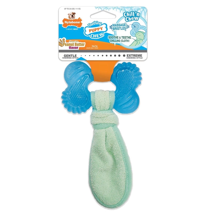 M Pets-Nylabone Puppy Chew Freezer Bone Chew Toy