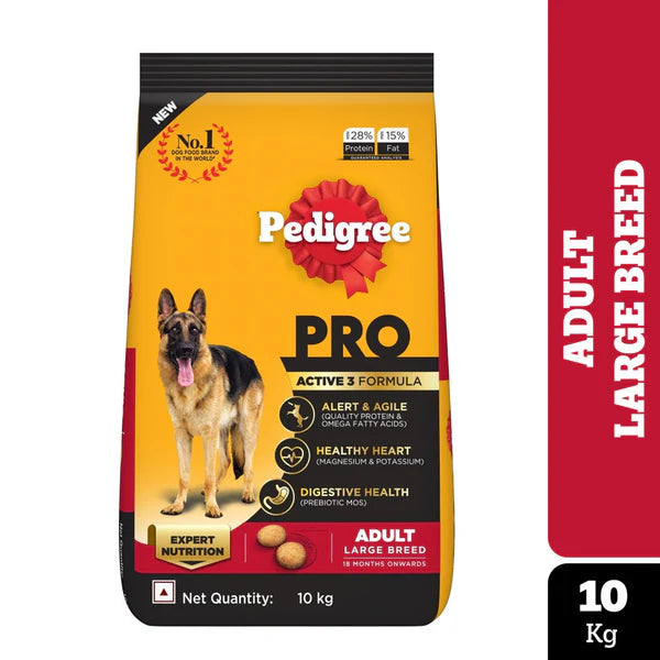 Pedigree Pro Active Adult Large Breed Dog Dry Food