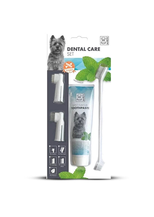 M-Pets Dental Care Set Mint Flavour for Dogs