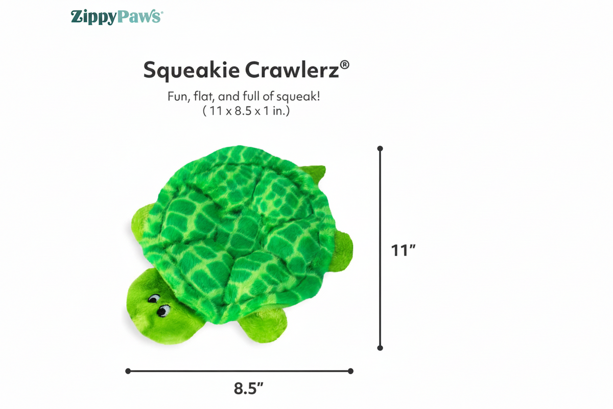 ZippyPaws Crawlers Squeaker Plush Dog Toy