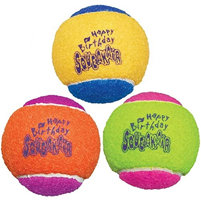 Kong-Air Dog Squeakair Birthday Balls Dog Toy