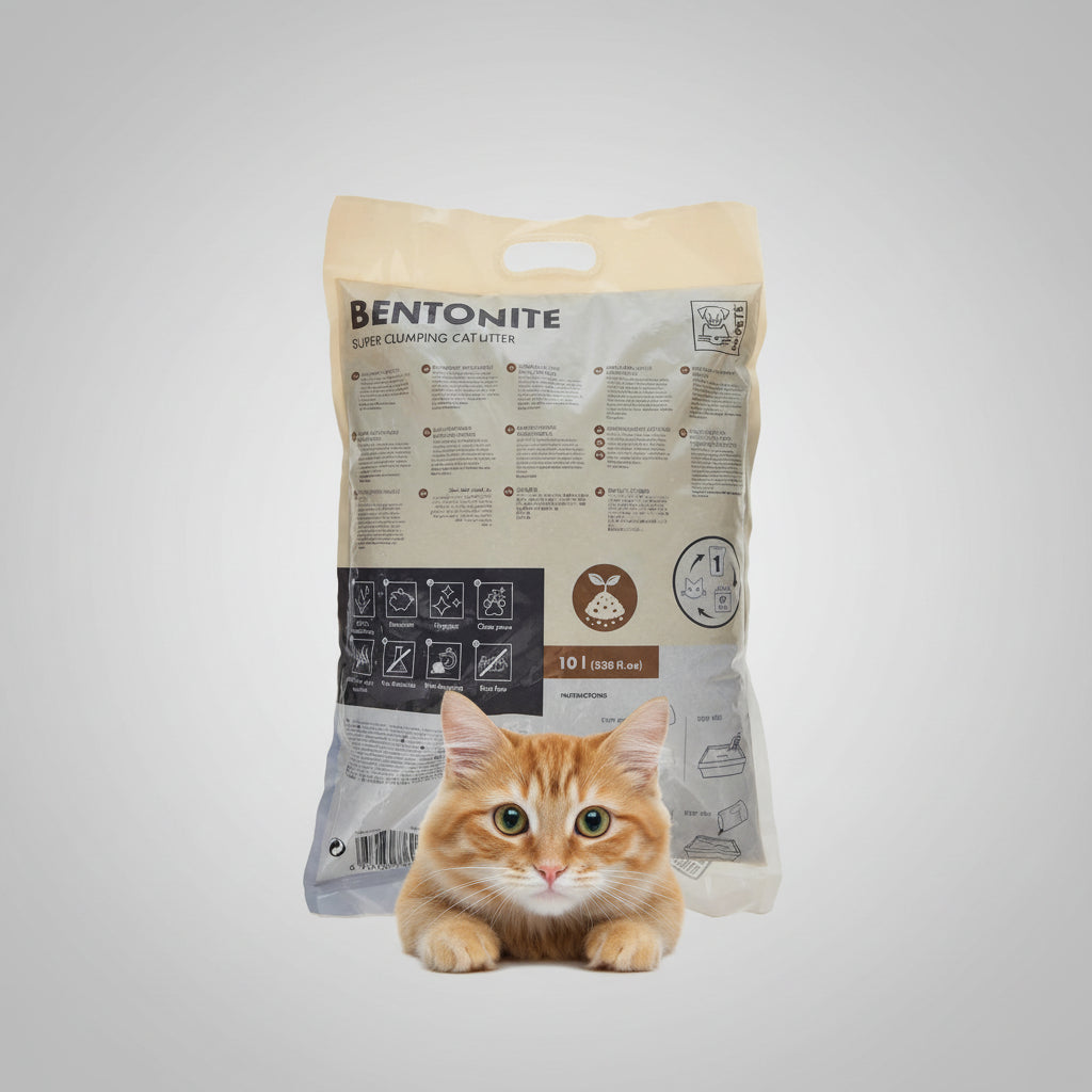 M Pets Natural Yellow Bentonite Super Clumping Cat Litter