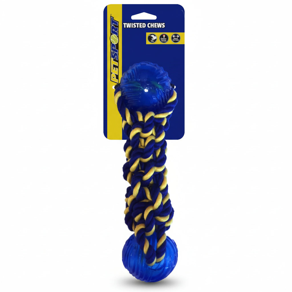 Petsport Twisted Chew Cotton Rope Dog Toy