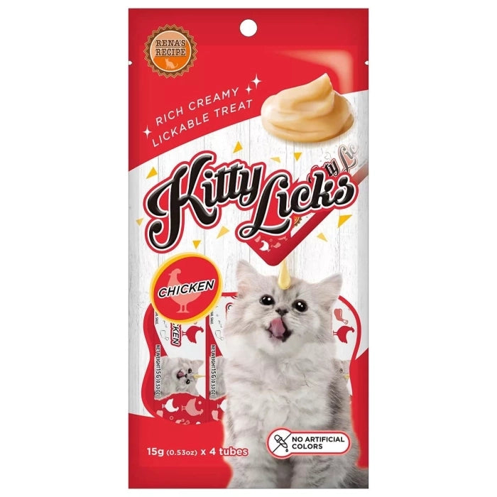 Rena - Kitty Licks Cat Creamy Treat With Tubes