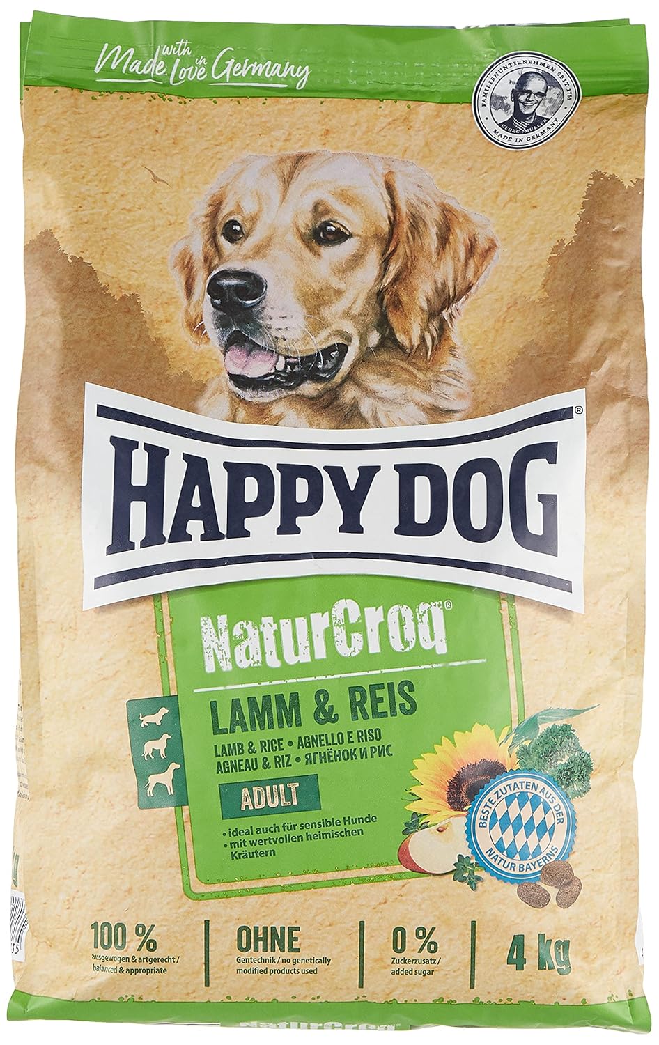 Happy Dog NaturCroq Lamb & Rice Adult Dog Dry Food