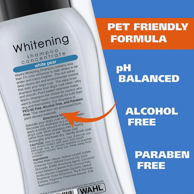 Wahl- Whitening Concentrate Formula Dog Shampoo