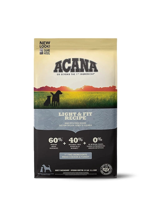 Acana - Light and Fit for Adult Dogs older than 1 Year