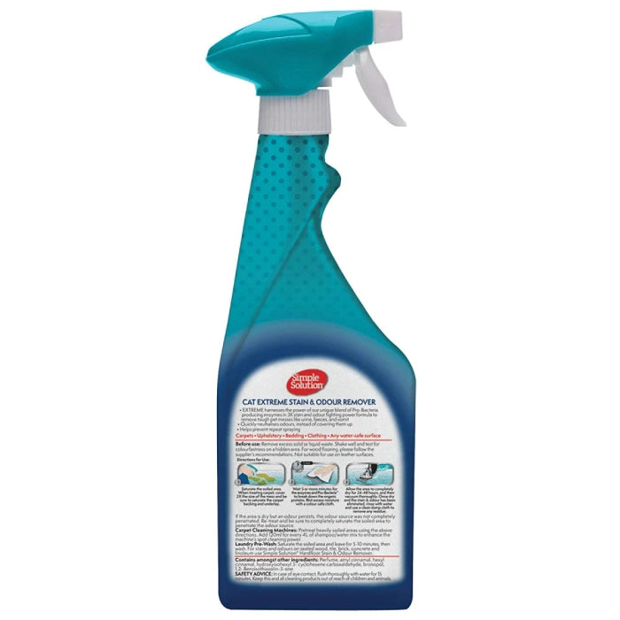 Simple Solution - Stain & Odor Remover Spray for Cats