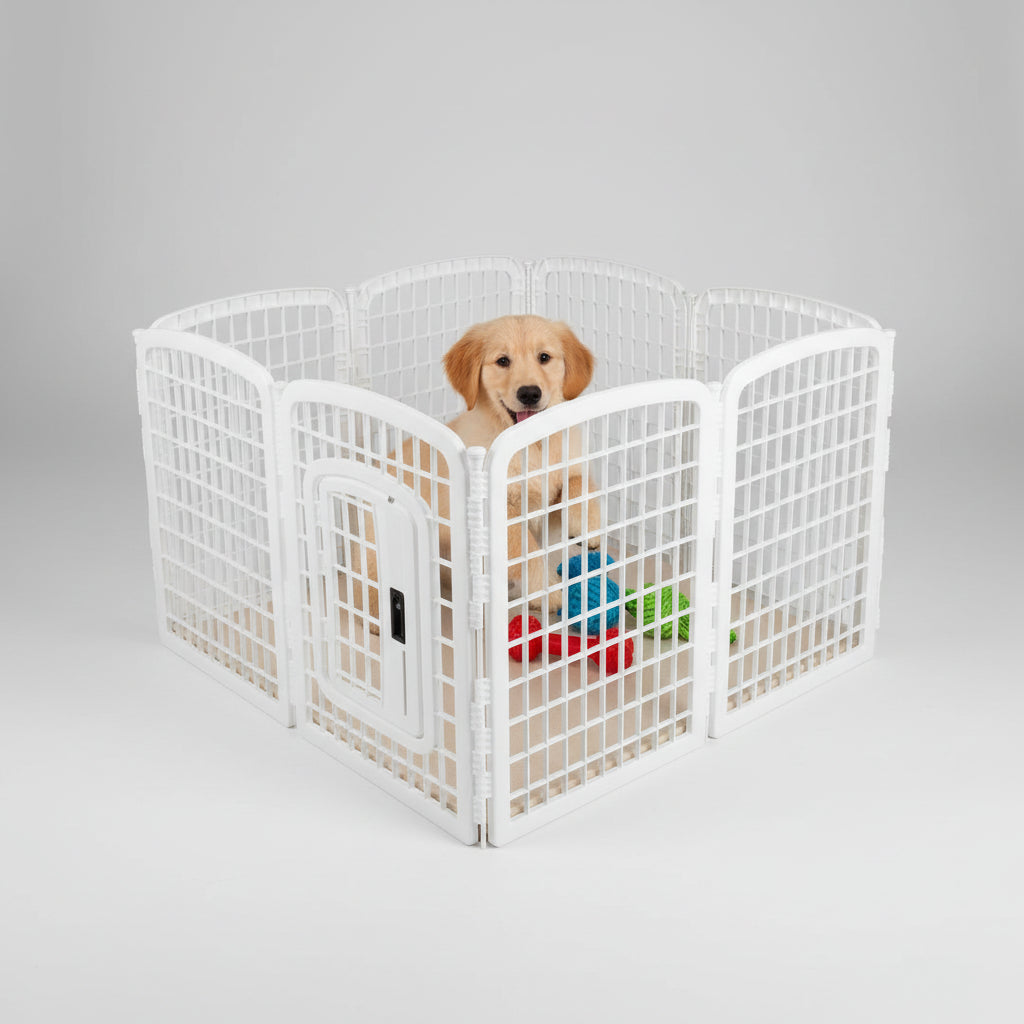 M-Pets Arctic Foldable Puppy Pen with Door