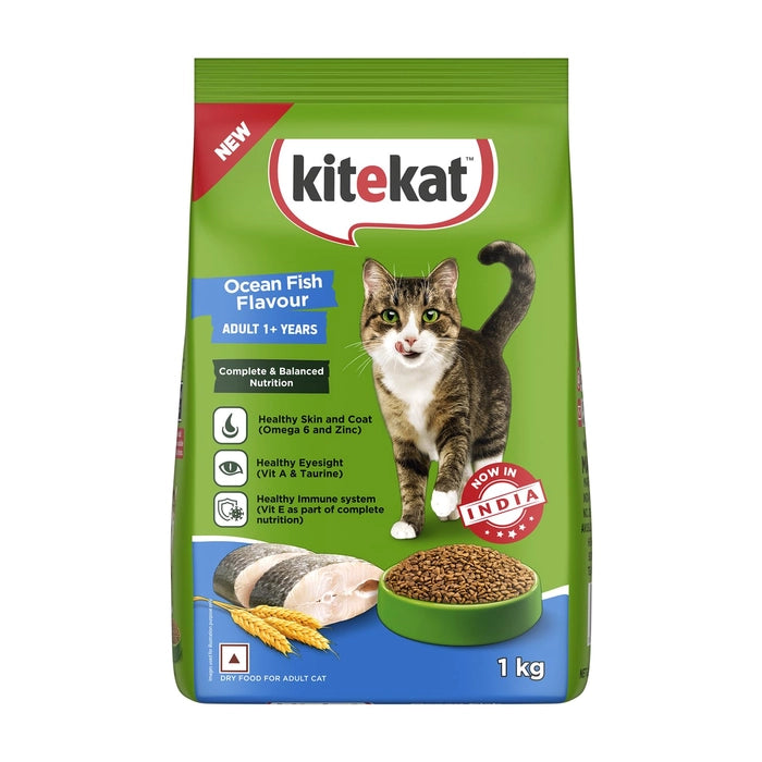 Kitekat- Adult Dry Cat Food Ocean Fish Flavour