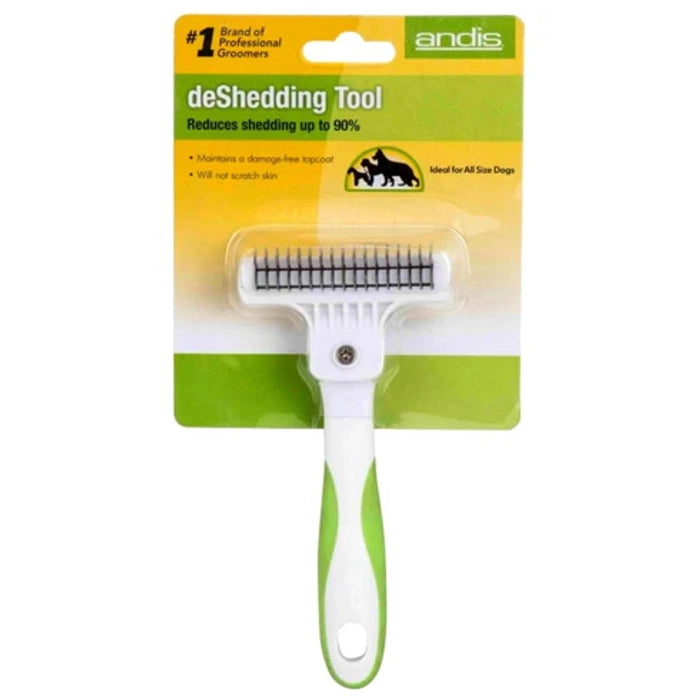 Andis-Deshedding Tool Lime Green for Dog