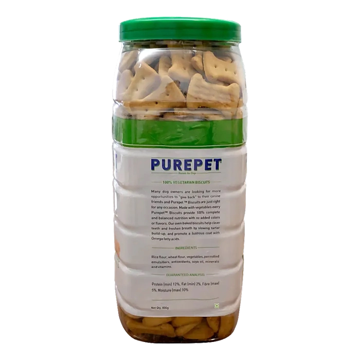 Purepet - 100% Veg Dog Biscuit 800Gm