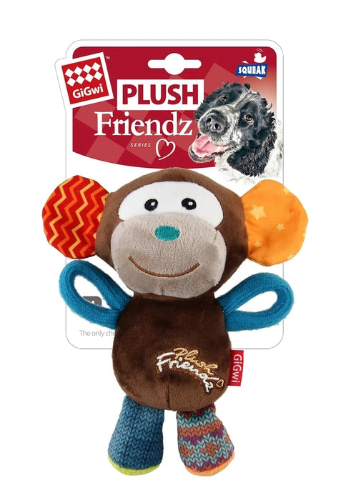 Gigwi- Plush Friendz with Squeaker Dog Toys