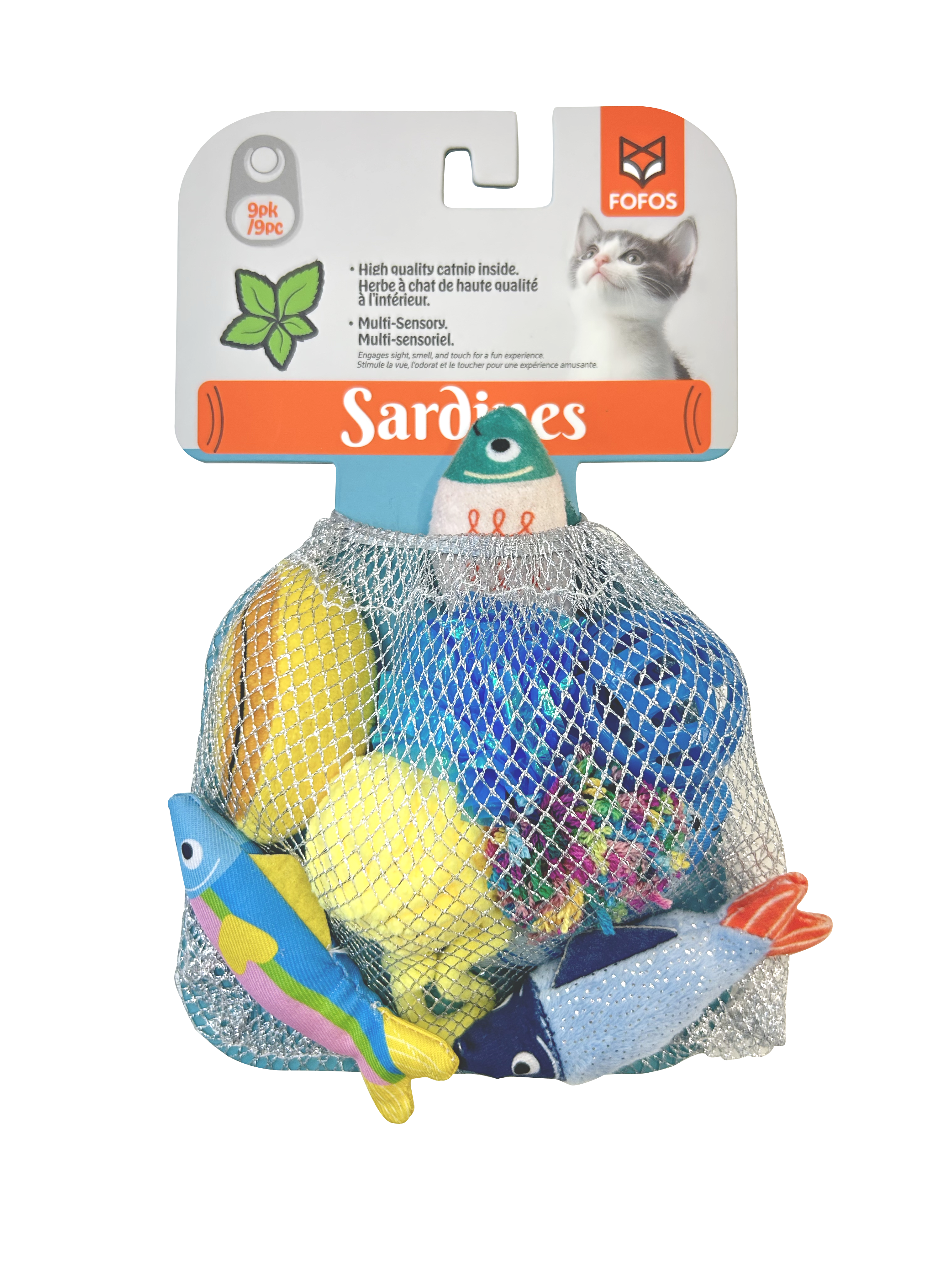 Fofos Sardine Cat Toy Fish