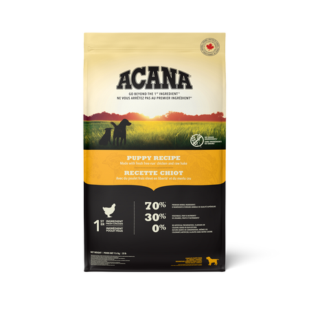 Acana - Puppy Recipe  Dry Food for Medium Breed Puppies