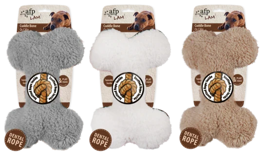 AFP- Lambswool Cuddle Dog Toys