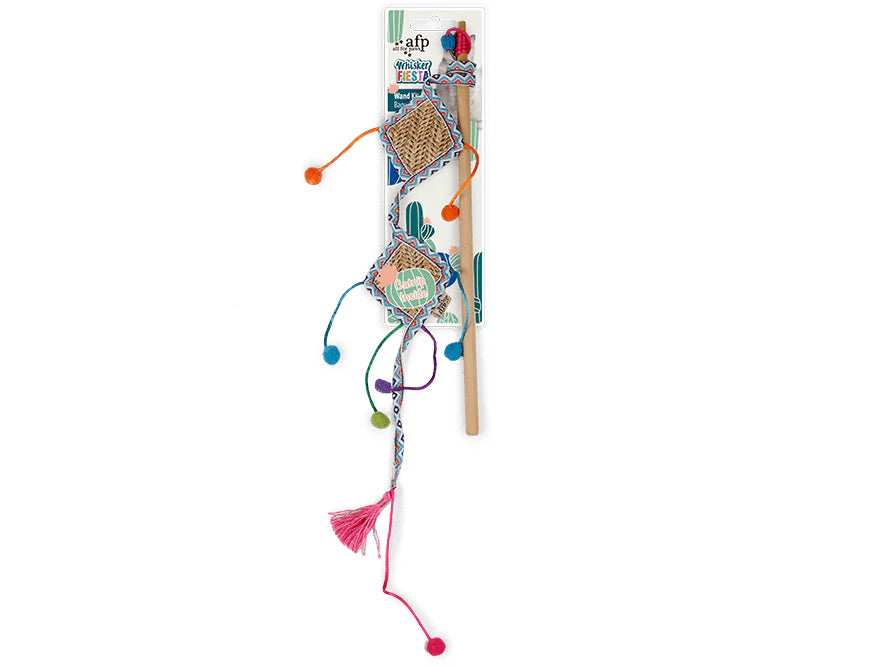 afp Whisker Fiesta Wand Toy for Cats
