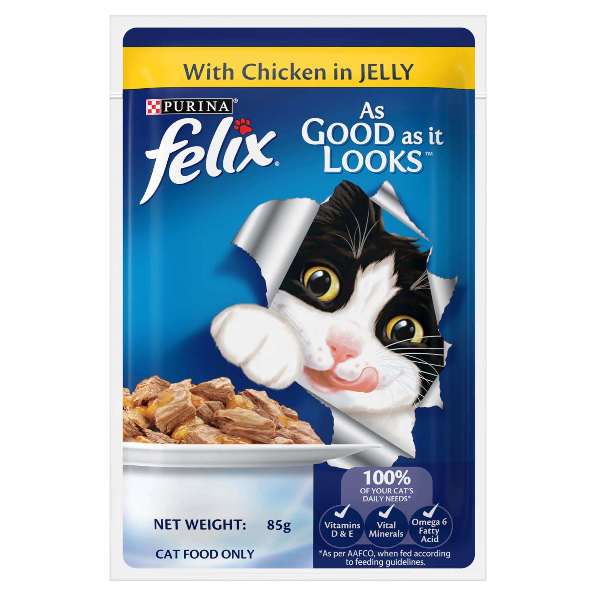 Felix Adult Chicken In Jelly Cat Wet Food