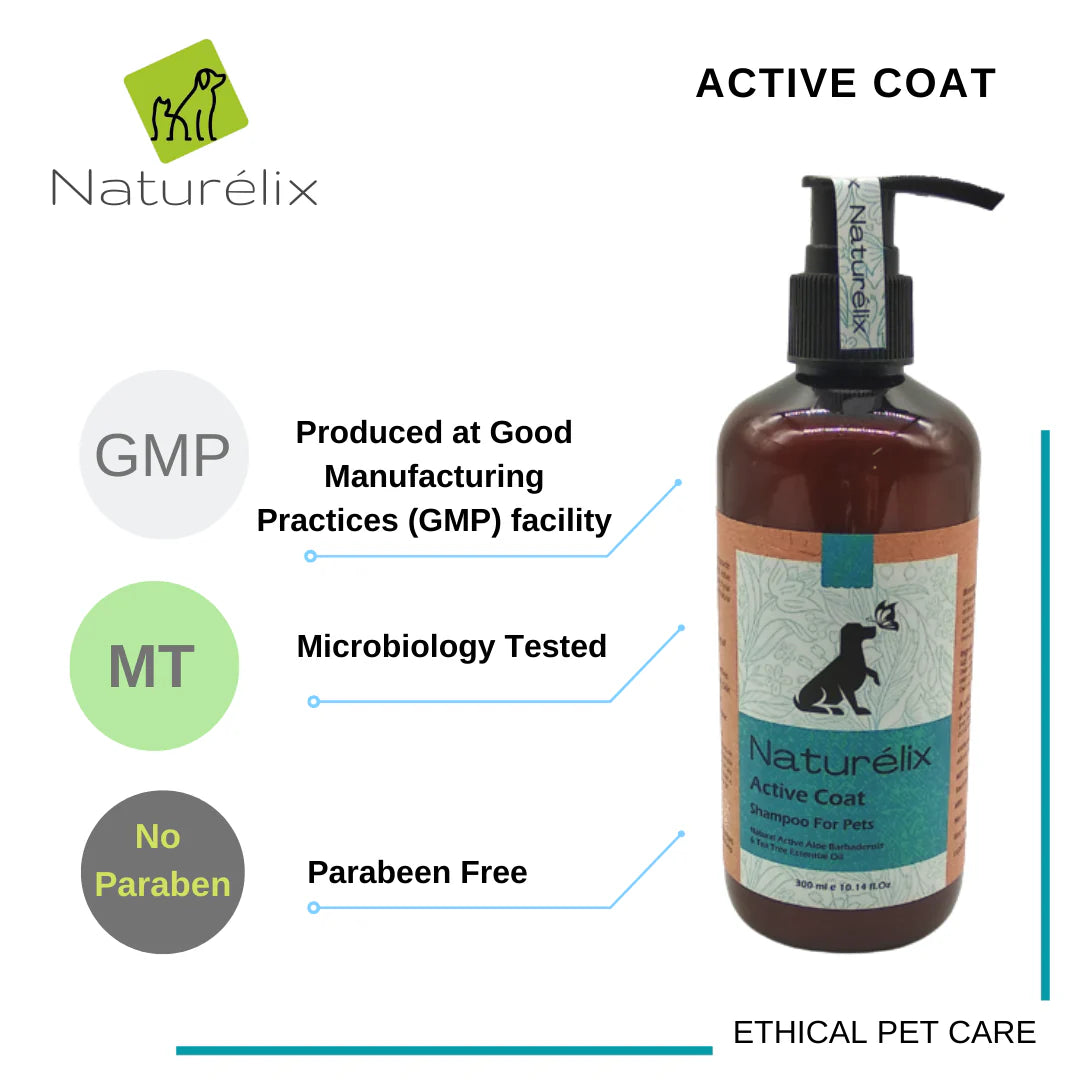 Naturelix- Active Coat Dog Shampoo