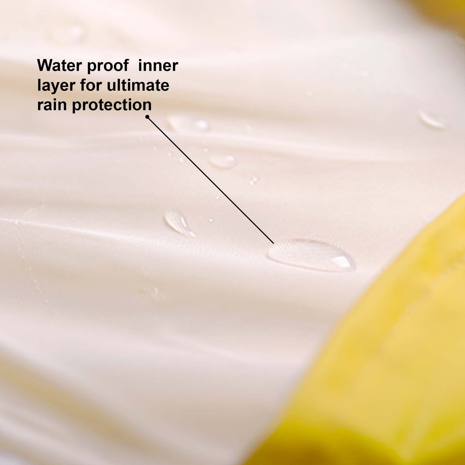 Pets Way Mustard Mistiq Raincoat for Dogs