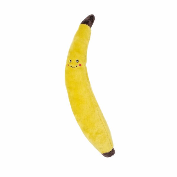 Zippy Paws Banana Jigglerz Plush Toy for Dogs