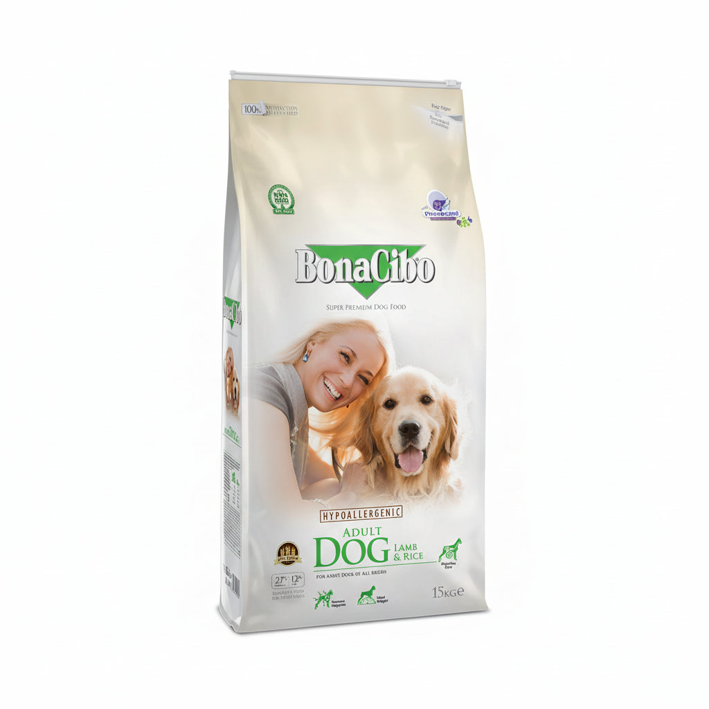 Bonacibo Lamb & Rice Adult Dog Dry Food
