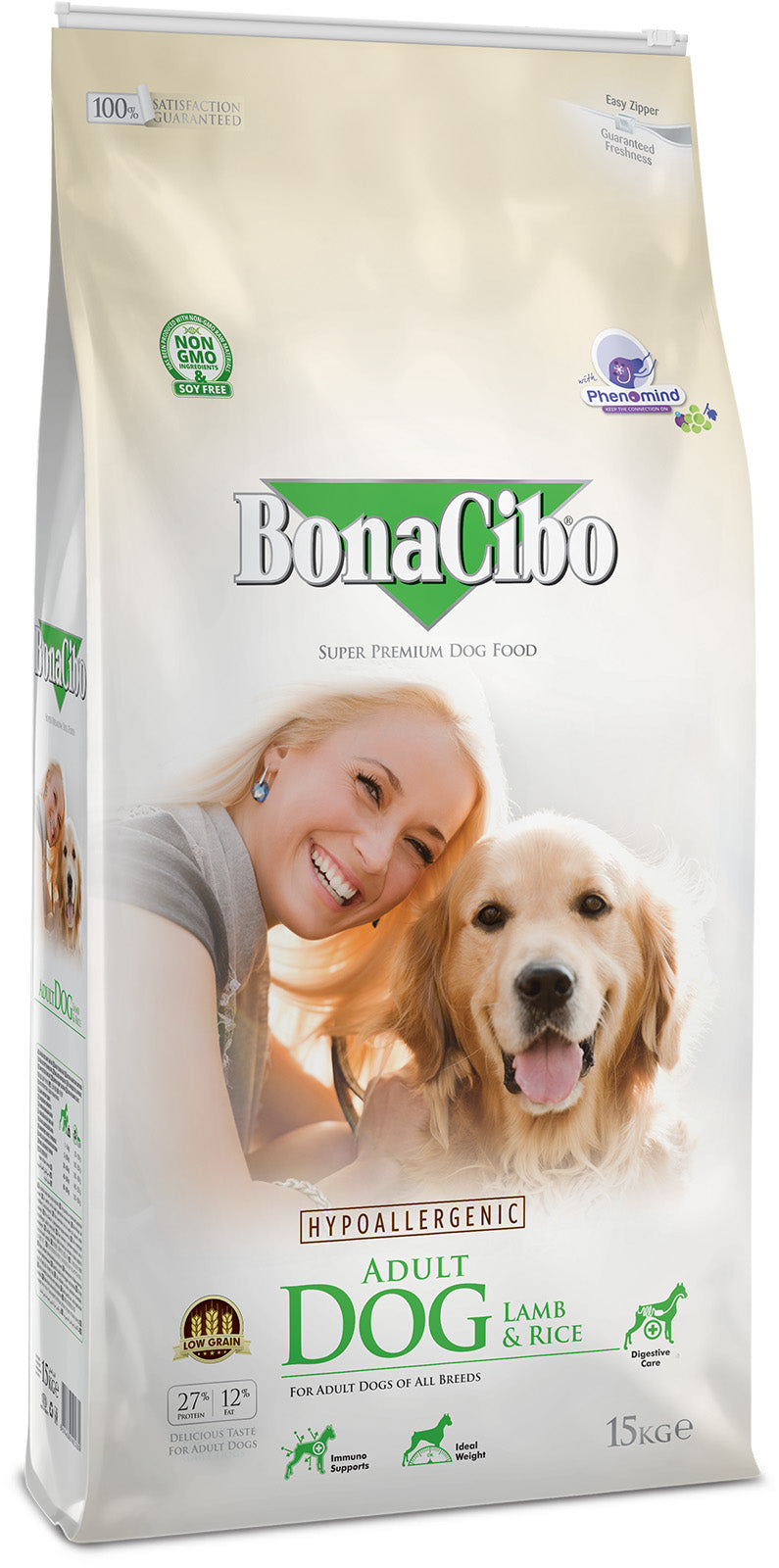 Bonacibo Lamb & Rice Adult Dog Dry Food