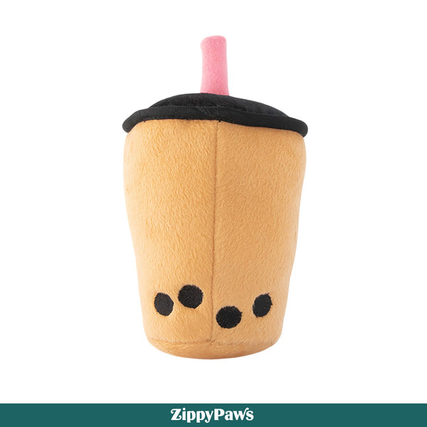 Zippy Paws NomNomz Boba Milk Tea Plush Toy for Dogs