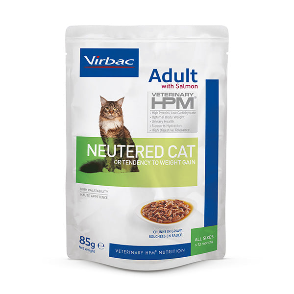 Virbac - Adult Wet With Salmon Neutered Entire Cat Food