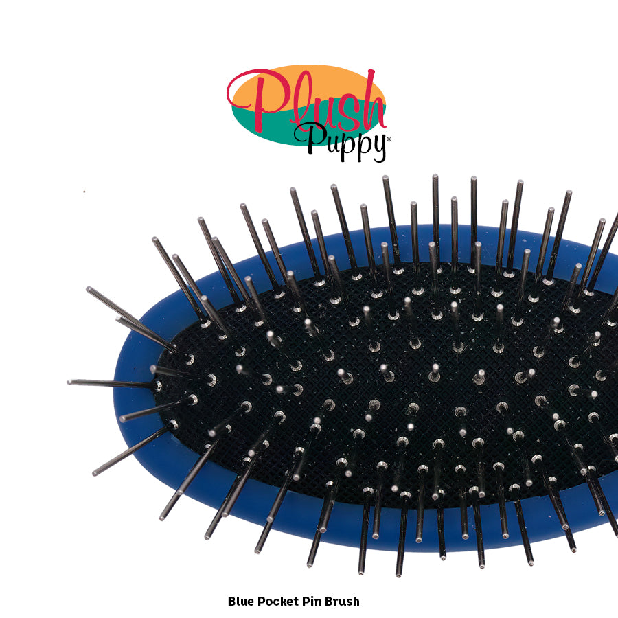 Plush Puppy  -  Pocket Pin Brush for Dogs