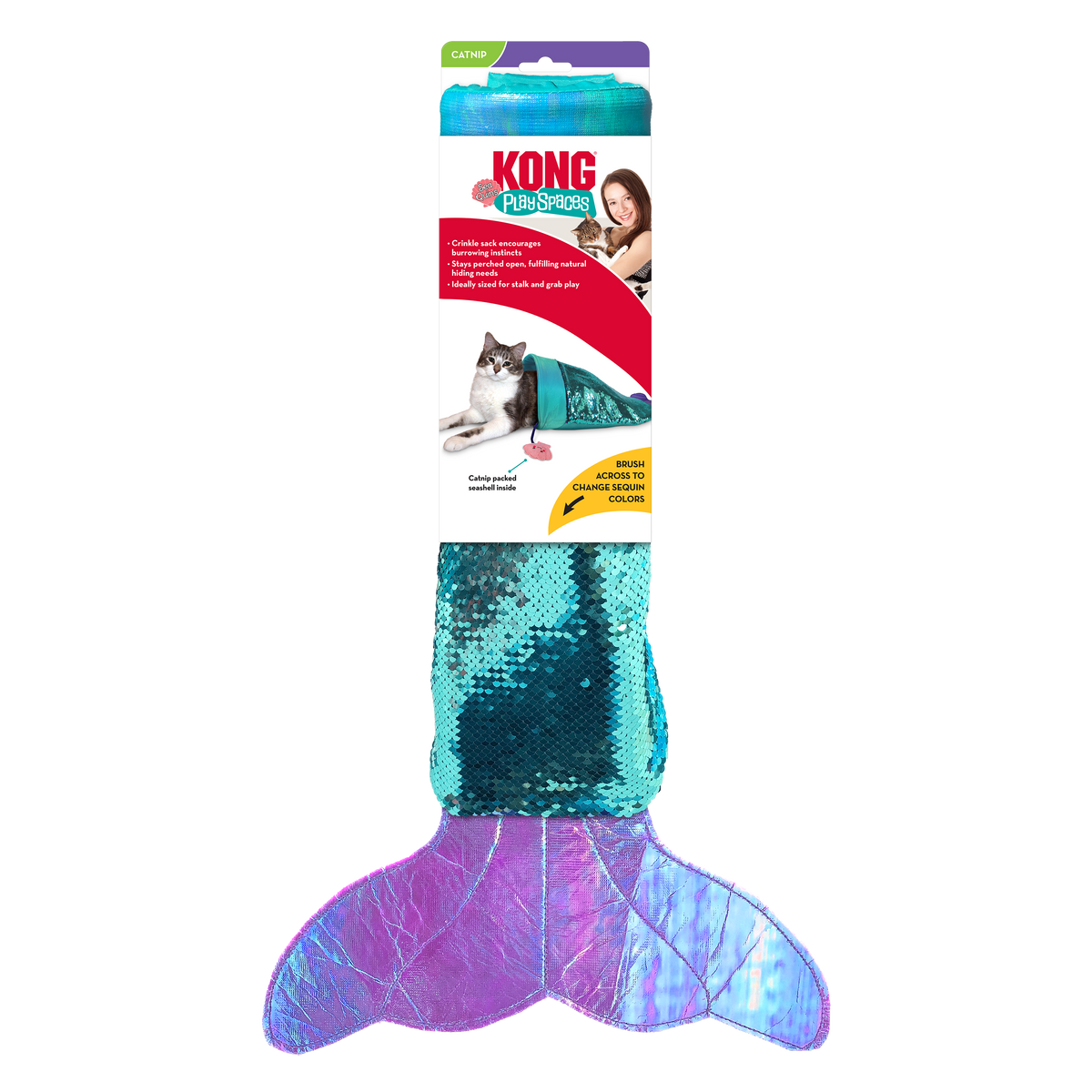 KONG Play Spaces SeaQuins Catnip Toy