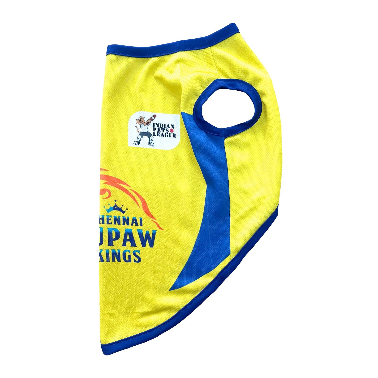 Pets Way Chennai Supaw Kings IPL Sleeveless T-shirts for Dogs