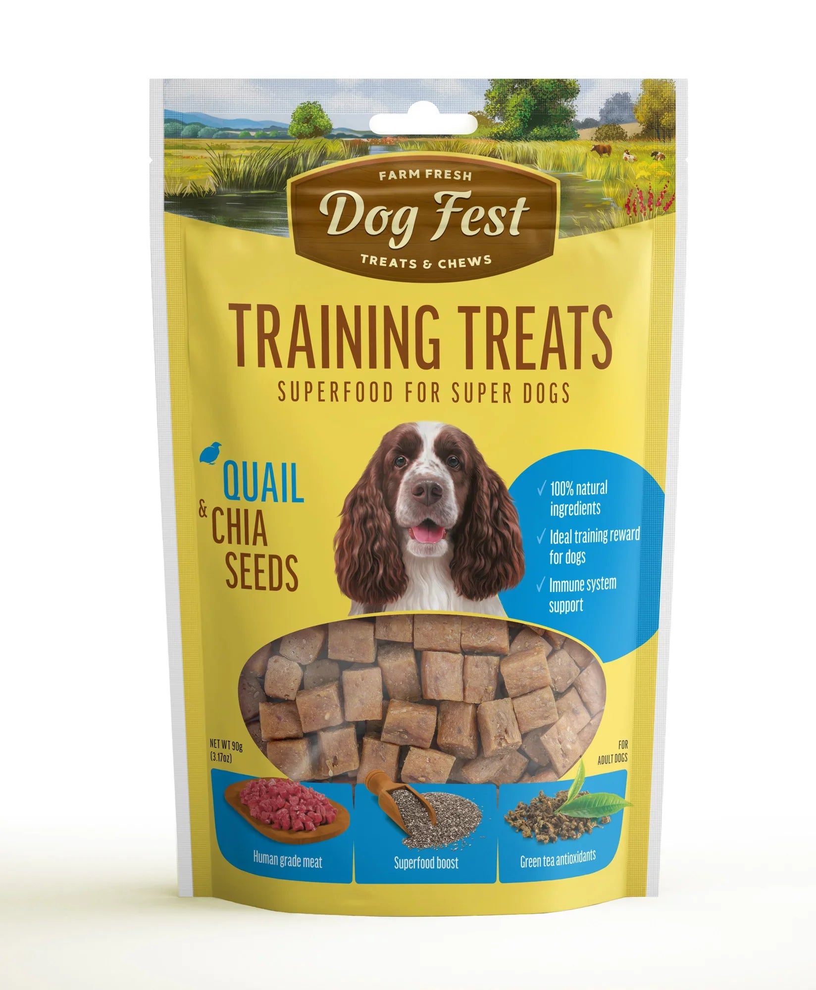 Dogfest- Training treats  Quail & Chia seeds