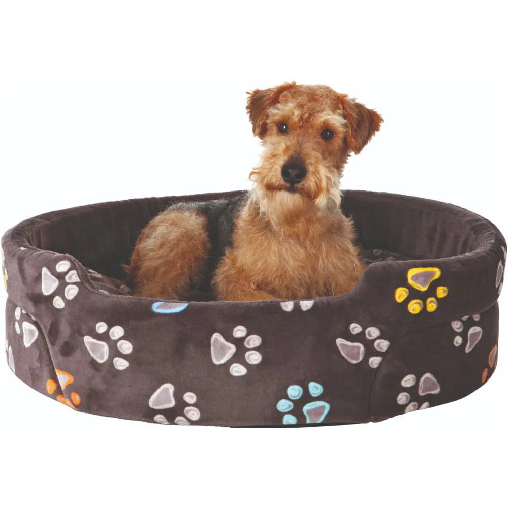 Trixie-Jimmy Donut Bed Taupe for Dogs