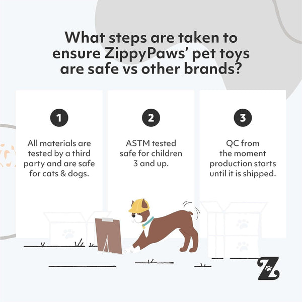 Zippy Paws Blueberry Donutz Plush Toy for Dogs