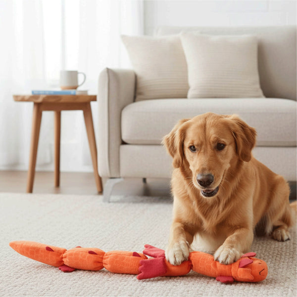 Zippy Paws Zippy Dragonz Plush Squeaky Toy for Dogs