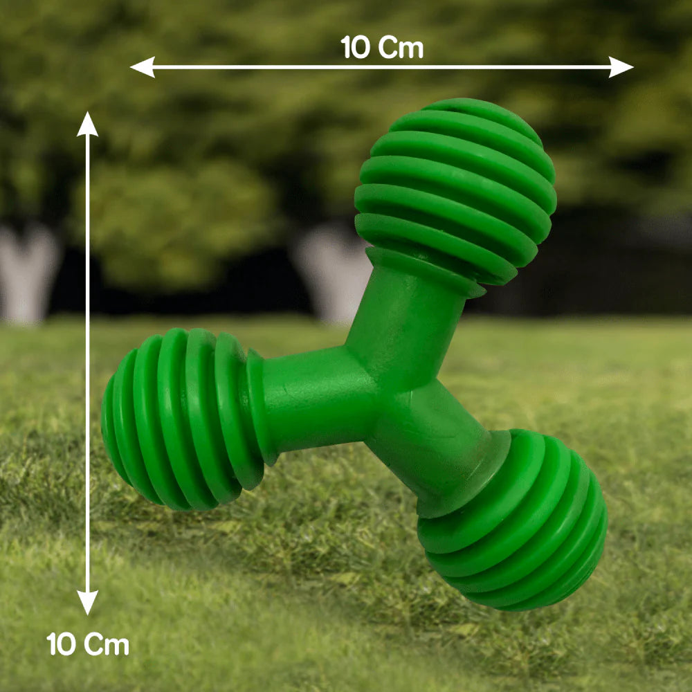 Drools-Non Toxic Rubber Trio Bolt Toy for Dogs