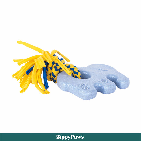 Zippy Paws ZippyTuff Teether Elliot the Elephant Plush Toy for Dogs