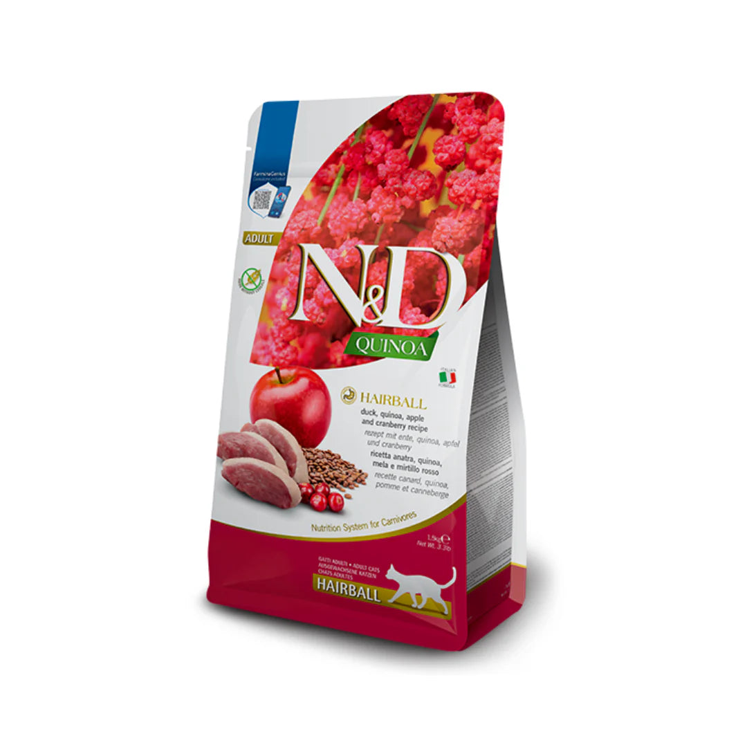 N&D- Quinoa Hairball Adult Dry Cat Food