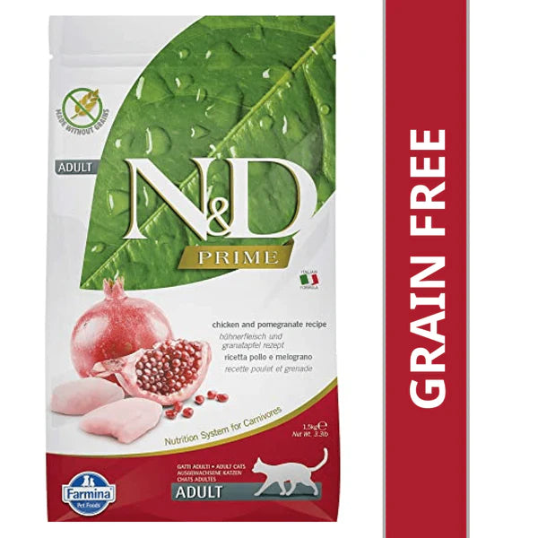 N&D Prime Chicken and Pomegranate Neutered Adult Cat Dry Food
