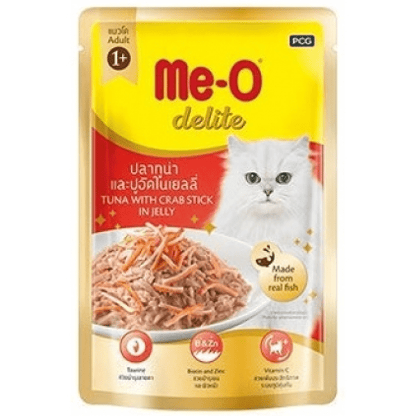 Me-O Delite Tuna Crab Stick Cat Wet Food