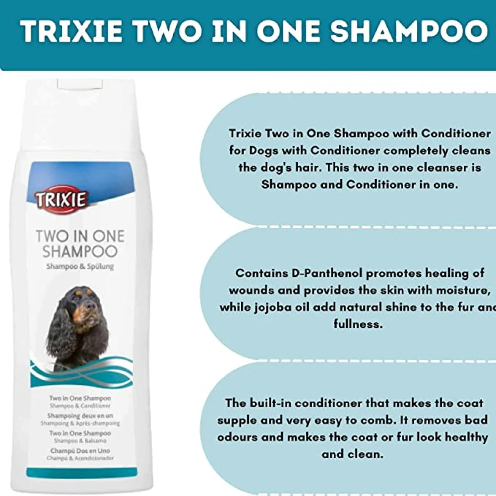 Trixie-Two in One Shampoo for Dogs