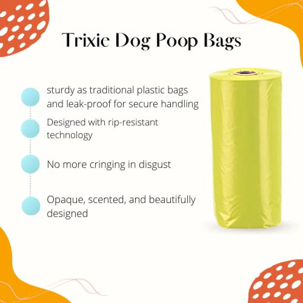 Trixie- Poop Bags Lemon Scented for Dogs