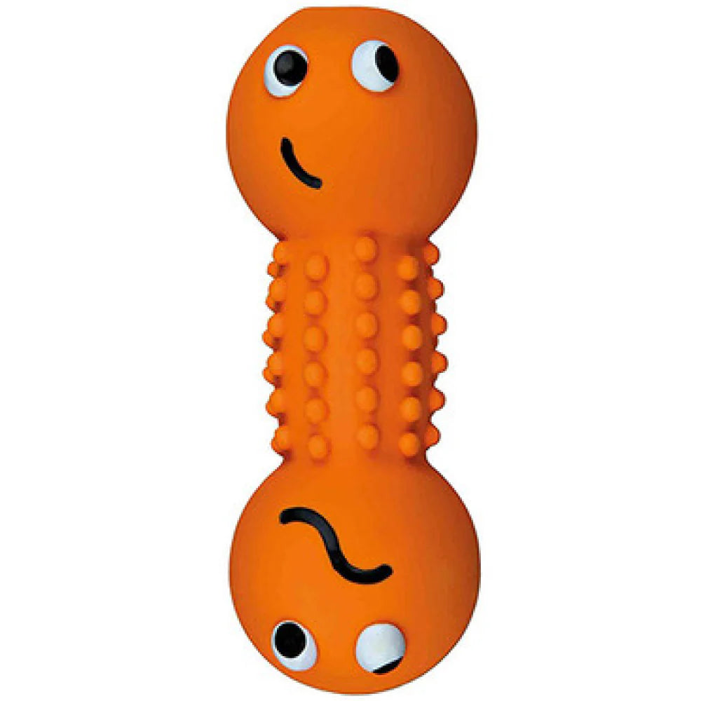 Trixie- Smiley Dumbbell with Motifs Latex Toy for Dogs